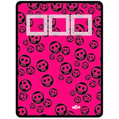 Pink and black - Fleece Blanket (Extra Large)  - 80  x 56  Fleece Blanket (Large)