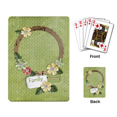 Family Playing cards - Playing Cards Single Design (Rectangle) Family Playing cards - Playing Cards Single Design (Rectangle)