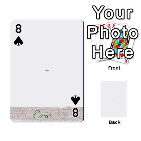 Cards By Jessica Front - Spade8