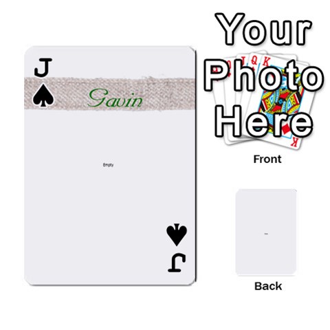 Jack Cards By Jessica Front - SpadeJ