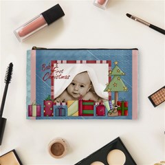 Baby s first christmas cosmetic bag - Cosmetic Bag (Medium) Baby s first christmas cosmetic bag - Cosmetic Bag (Medium)