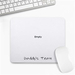 daddys present - Large Mousepad