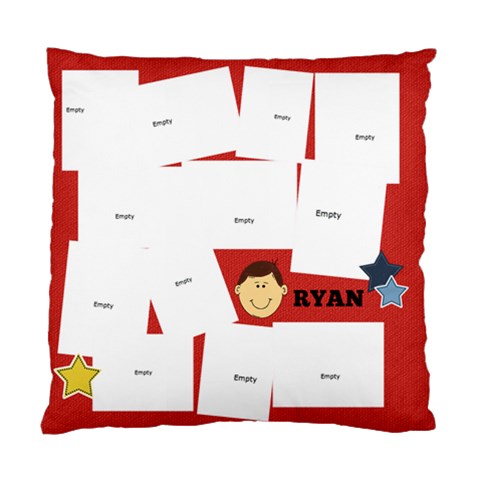 Ryan Cushion Case By Nicole Nalley Front
