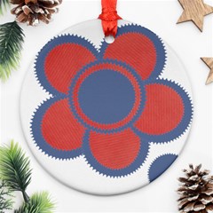 Flower - Ornament (Round)