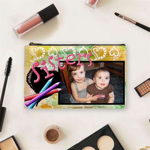 Sisters Crayon Bag By Sheri Ellis Front