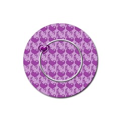 Family pictures 1 - Rubber Round Coaster (4 pack) Family pictures 1 - Rubber Round Coaster (4 pack)