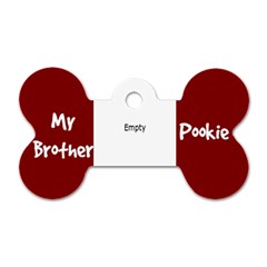 Pookie Tag - Dog Tag Bone (One Side)