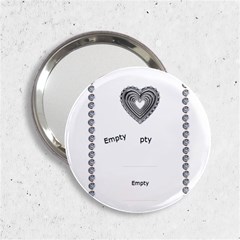Diamond & Hearts Handbag Mirror