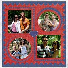 Family canvas 12x12 - Canvas 12  x 12 