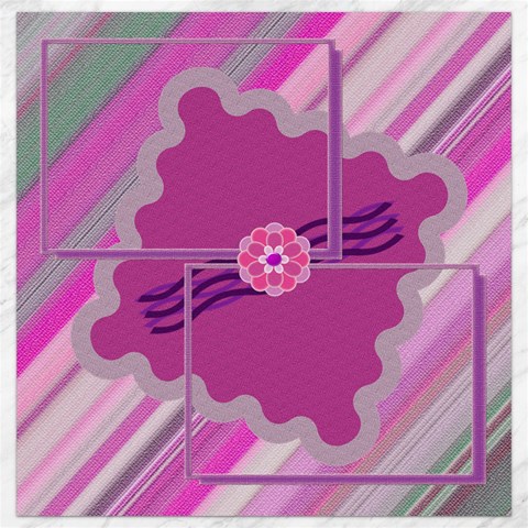 Flower Frame Canvas 12x12 By Daniela 11.4 x11.56  Canvas - 1