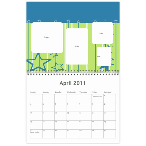 Gibson Calendar By Shena Apr 2011