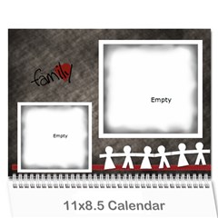 our family viau 2011 - Wall Calendar 11  x 8.5  (12-Months)