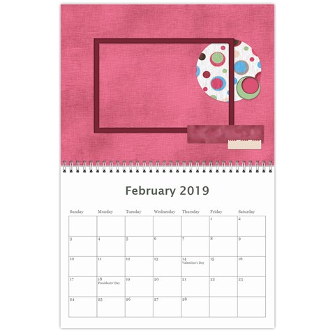Bloop Bleep 2019 Calendar By Lisa Minor Feb 2019