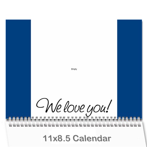Chris Calendar By Kayla Cover