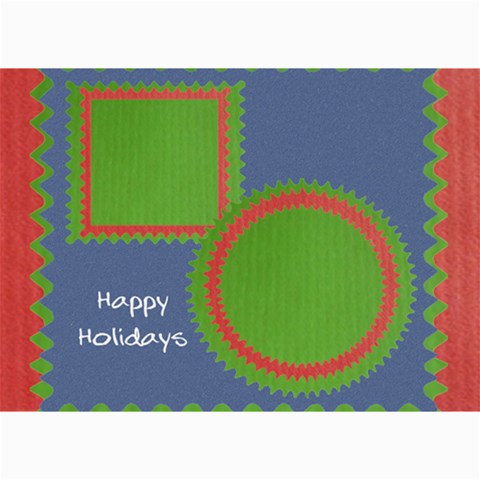 Merry Christmas & Happy New Year By Daniela 7 x5  Photo Card - 9