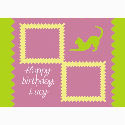 Happy Birthday Kids 7x5 Cards By Daniela 7 x5  Photo Card - 7