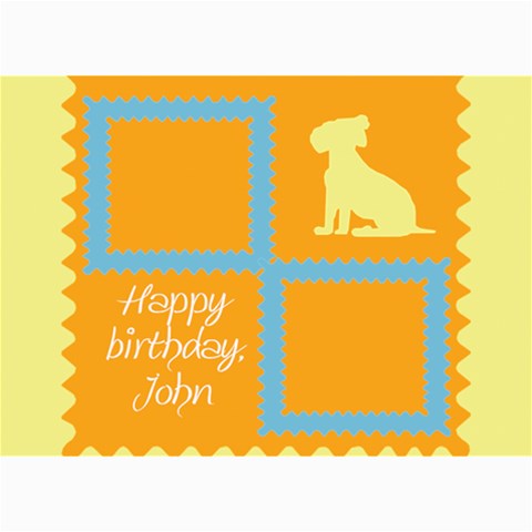 Happy Birthday Kids 7x5 Cards By Daniela 7 x5  Photo Card - 8