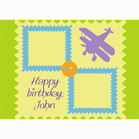 Happy Birthday Kids 7x5 Cards By Daniela 7 x5  Photo Card - 9