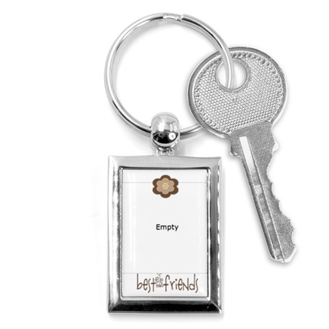 Custom Key Chain Rectangle Front