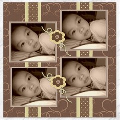 Choco Mocha Photo Canvas 12 x 12 - Canvas 12  x 12 