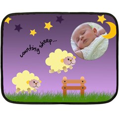 Counting sheep - BLANKET - 35 x27  Fleece Blanket (Mini)