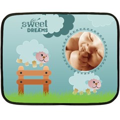 Sweet dreams BLUE - BLANKET - 35 x27  Fleece Blanket (Mini)