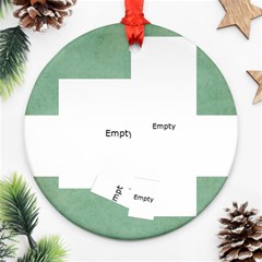 Joy ornament 9 - Round Ornament (Two Sides) Joy ornament 9 - Round Ornament (Two Sides)