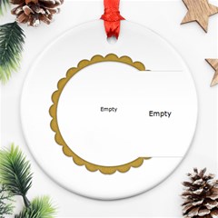 Gypsy Fall-2 Sided Ornament 1001 - Round Ornament (Two Sides) Gypsy Fall-2 Sided Ornament 1001 - Round Ornament (Two Sides)