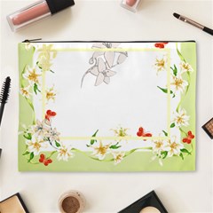 flower-framed cosmetic bag XL 4 - Cosmetic Bag (XL) flower-framed cosmetic bag XL 4 - Cosmetic Bag (XL)