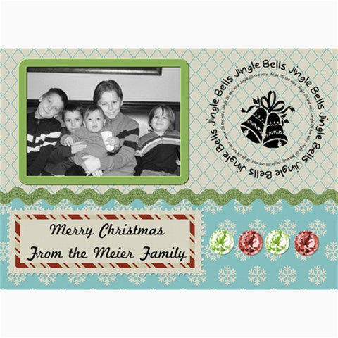 Holiday Photo Card By Martha Meier 7 x5  Photo Card - 2