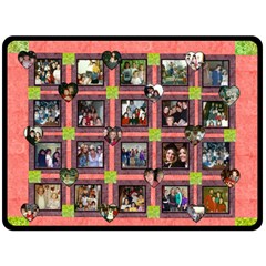 Mamaw present - 80  x 56  Fleece Blanket (Large)