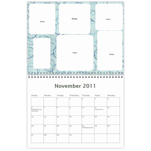 Making Calendar By Mandy Morford Nov 2011