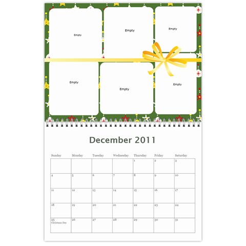 Making Calendar By Mandy Morford Dec 2011