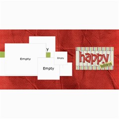 Happy Holidays 8x4 Card 1001