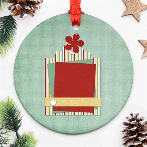 Happy Holidays Ornament 1002 By Lisa Minor Back