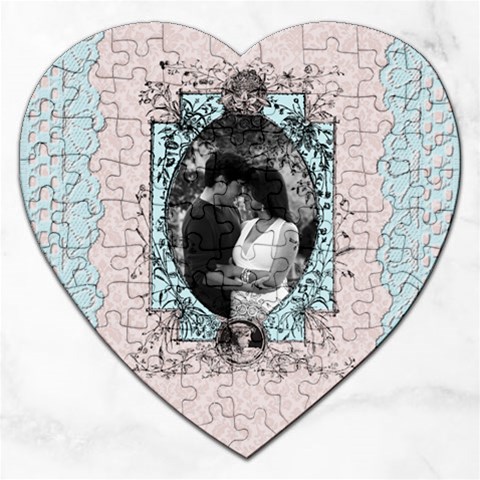 Romantic Heart Puzzle By Ivelyn Front