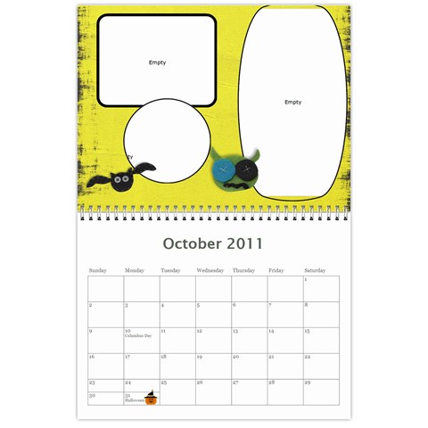 Linda Rick Calendar By Amanda Oct 2011