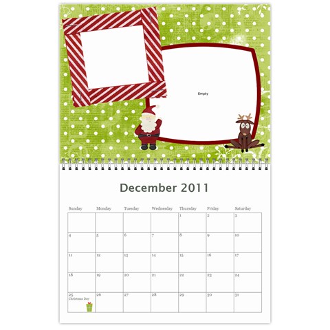 Linda Rick Calendar By Amanda Dec 2011