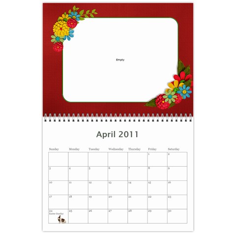 Linda Rick Calendar By Amanda Apr 2011