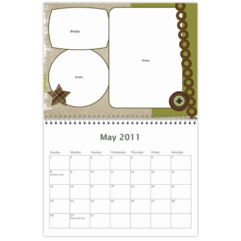 Linda Rick Calendar By Amanda May 2011