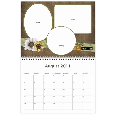 Linda Rick Calendar By Amanda Aug 2011
