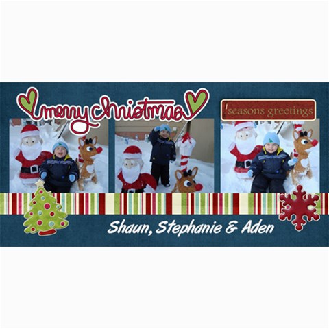 Christmas Card 2010 By Steph 8 x4  Photo Card - 10