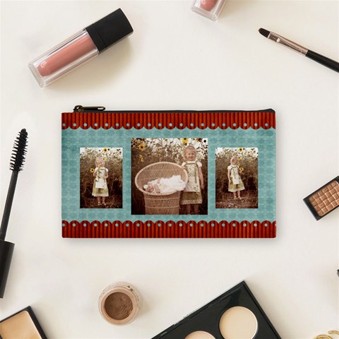Scalloped Edge Cosmetic Bag By Sheena Front
