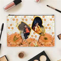 flowes cosmetic bag 1 - Cosmetic Bag (Large) flowes cosmetic bag 1 - Cosmetic Bag (Large)