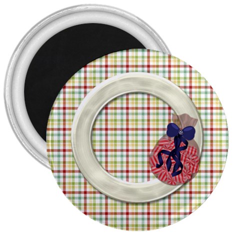 Peppermints Magnet By Lisa Minor Front