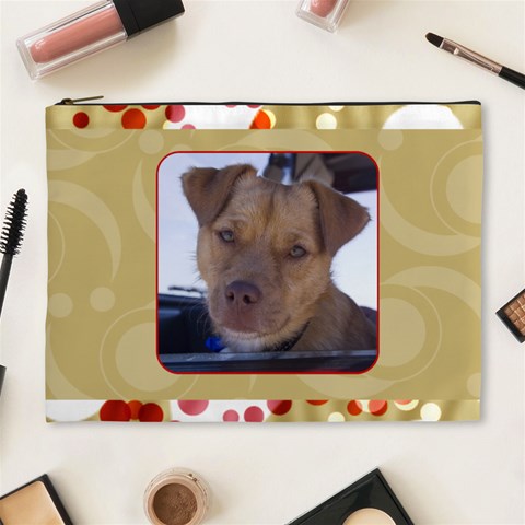 Dotty Xl Cosmetic Case By Joan T Front
