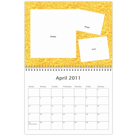 Chad s Calendar By Jenny Apr 2011