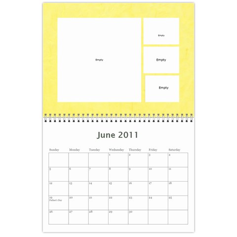 Chad s Calendar By Jenny Jun 2011