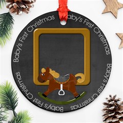 My Christmas Pony Ornament - Ornament (Round)
