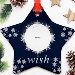 wISH SNOWFLAKE STAR ORNAMENT - Ornament (Star)